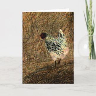 "Aussehen" - Digital transformiertes Huhn auf Hay Karte