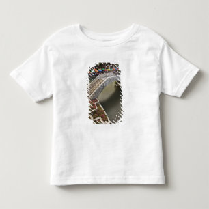 Außen-Café entlang des River Walk und Brücke über Kleinkind T-shirt