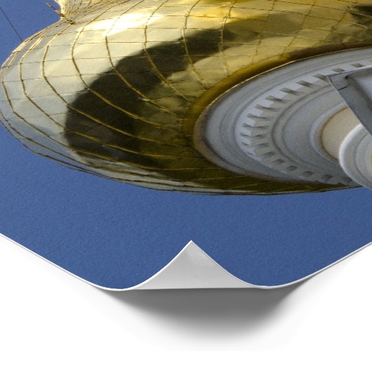 Außen der Kathedrale St. Alexander Nevsky Poster (Ecke)