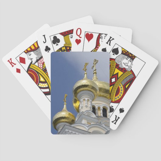 Außen der Kathedrale St. Alexander Nevsky Spielkarten (Rückseite)