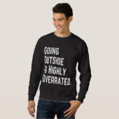 AUSSEN ZU GEHEN IST HOCH ÜBERRASCHT SWEATSHIRT (Vorne ganz)