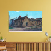 Außenansicht 1. Holzblende in CA Leinwanddruck (Insitu (Wohnzimmer))