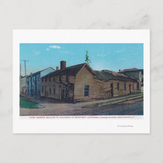 Außenansicht 1. Holzblende in CA Postkarte (Vorderseite)