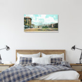 Außenansicht Berkeley StationBerkeley, CA Leinwanddruck (Insitu (Schlafzimmer))