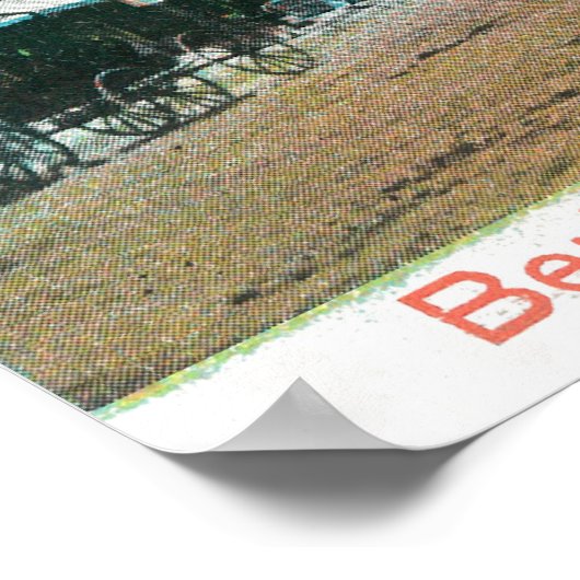 Außenansicht Berkeley StationBerkeley, CA Poster (Ecke)