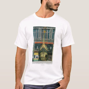 Außenansicht Bernsteins der Fisch-Grotte an T-Shirt