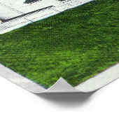 Außenansicht Cape Blanco LeuchtturmKüste Poster (Ecke)