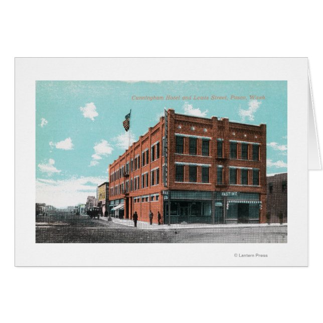 Außenansicht Cunningham Hotel auf Lewis St. (Vorderseite (Horizontal))
