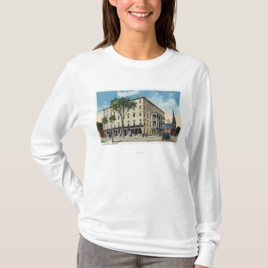 Außenansicht De Witt Hotel T-Shirt (Vorderseite)
