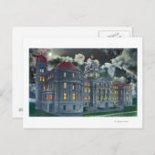 Außenansicht der Akademie der Heiligen Namen Postkarte (Vorne/Hinten)