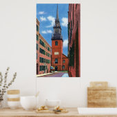 Außenansicht der alten Nordkirche Poster (Küche)