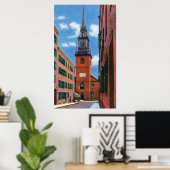 Außenansicht der alten Nordkirche Poster (Heimbüro)