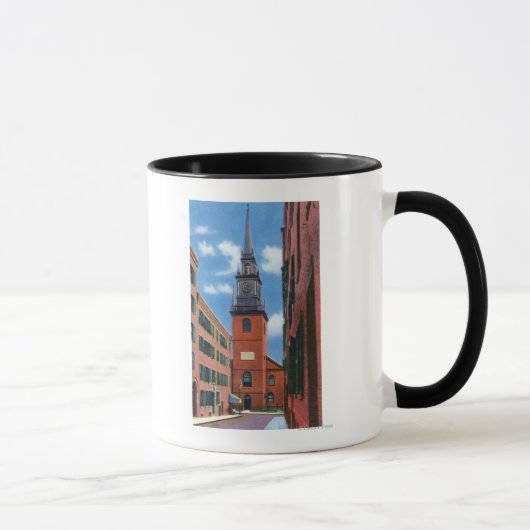 Außenansicht der alten Nordkirche Tasse (Rechts)
