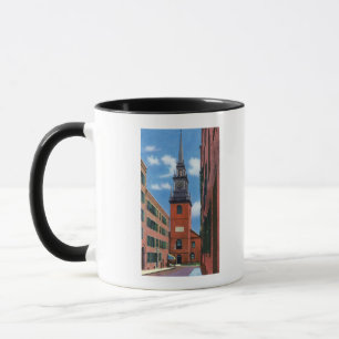 Außenansicht der alten Nordkirche Tasse