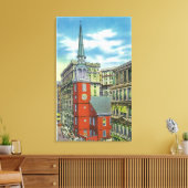 Außenansicht der alten Südkirche Leinwanddruck (Insitu (Wohnzimmer))