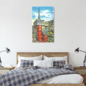 Außenansicht der alten Südkirche Leinwanddruck (Insitu (Schlafzimmer))