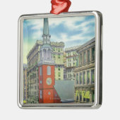 Außenansicht der alten Südkirche Ornament Aus Metall (Links)