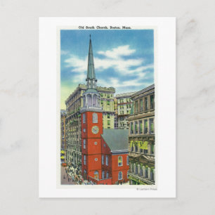 Außenansicht der alten Südkirche Postkarte