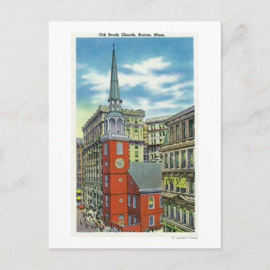 Außenansicht der alten Südkirche Postkarte (Vorderseite)