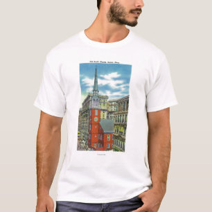 Außenansicht der alten Südkirche T-Shirt