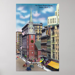 Außenansicht der alten Südsitzung Hall Poster