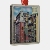 Außenansicht der alten Südsitzung Hall Silbernes Ornament (Rechts)