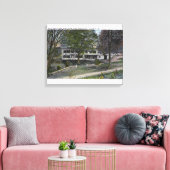 Außenansicht der Bald Head Cliffs Farm House Leinwanddruck (Insitu (Wohnzimmer))