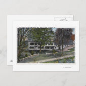 Außenansicht der Bald Head Cliffs Farm House Postkarte (Vorne/Hinten)