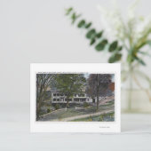 Außenansicht der Bald Head Cliffs Farm House Postkarte (Stehend Vorderseite)