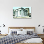 Außenansicht der Bank von Kalifornien Leinwanddruck (Insitu (Schlafzimmer))