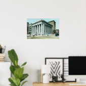 Außenansicht der Bank von Kalifornien Poster (Heimbüro)