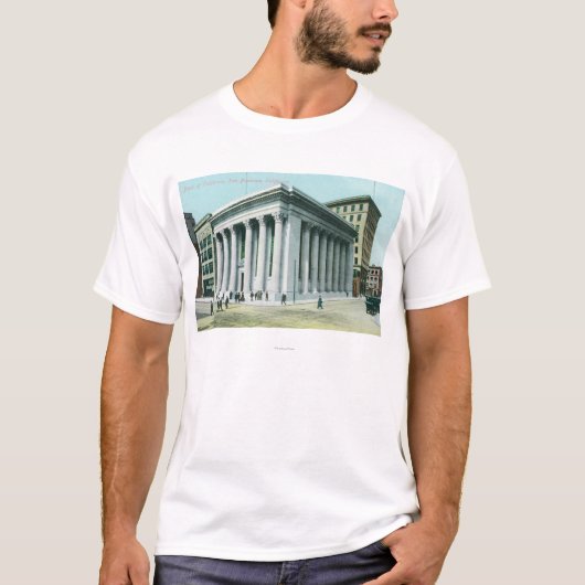 Außenansicht der Bank von Kalifornien T-Shirt (Vorderseite)