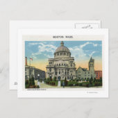 Außenansicht der Christlichen Wissenschaftskirche Postkarte (Vorne/Hinten)