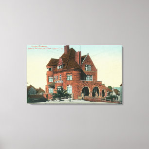Außenansicht der Crocker-Residenz Leinwanddruck