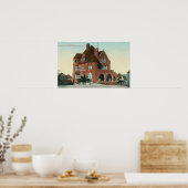 Außenansicht der Crocker-Residenz Poster (Küche)