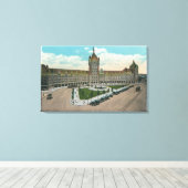 Außenansicht der D & H und des Journals Leinwanddruck (Insitu (Holzboden))