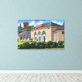 Außenansicht der Drinkhalle am Broadway Leinwanddruck (Insitu (Holzboden))