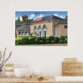 Außenansicht der Drinkhalle am Broadway Poster (Küche)