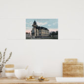 Außenansicht der East Side School Bldg Poster (Küche)