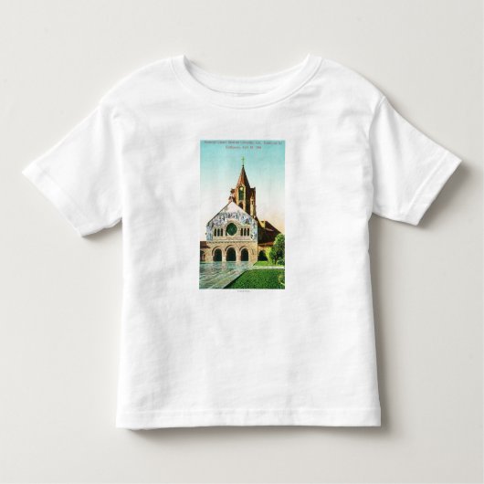Außenansicht der Erinnerungskirche bei Stanford U Kleinkind T-shirt (Vorderseite)