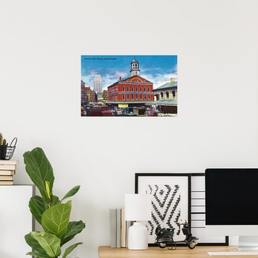 Außenansicht der Faneuil Hall Poster (Heimbüro)