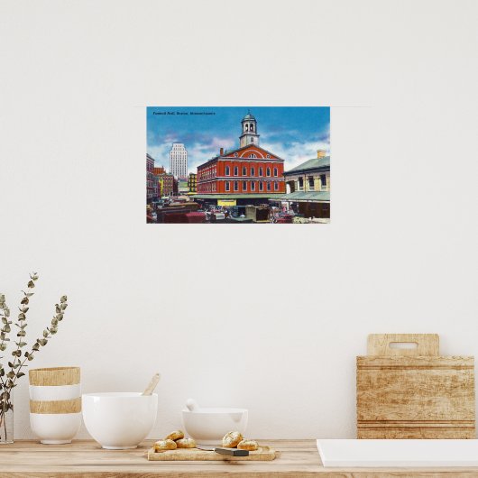 Außenansicht der Faneuil Hall Poster (Küche)