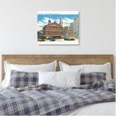 Außenansicht der Faneuil Halle # 2 Leinwanddruck (Insitu (Schlafzimmer))