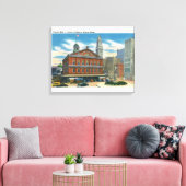 Außenansicht der Faneuil Halle # 2 Leinwanddruck (Insitu (Wohnzimmer))