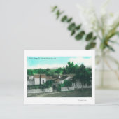 Außenansicht der französischen Hütte Postkarte (Stehend Vorderseite)