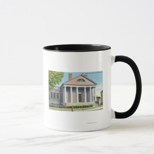 Außenansicht der Gedenkhalle Pilgrim Tasse (Rechts)