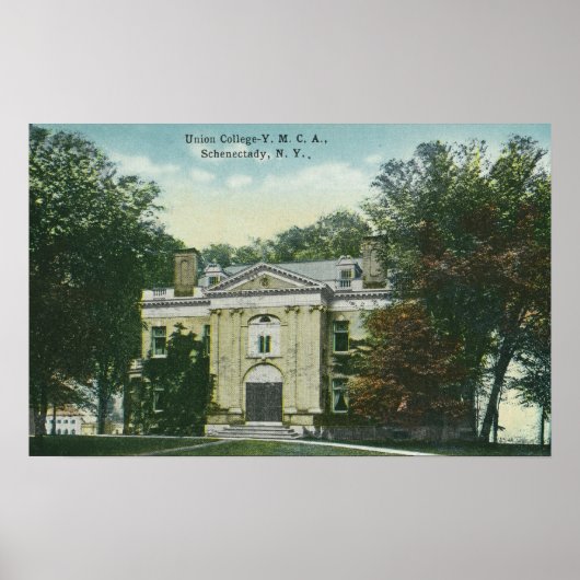 Außenansicht der Gewerkschaft Uni YMCA Poster (Vorne)