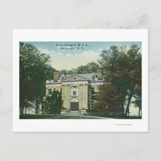 Außenansicht der Gewerkschaft Uni YMCA Postkarte (Vorderseite)