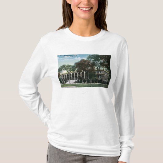 Außenansicht der Gewerkschafts-Uni-Turnhalle T-Shirt (Vorderseite)