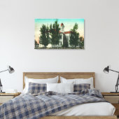 Außenansicht der Grammar SchoolCorning, CA Leinwanddruck (Insitu (Schlafzimmer))